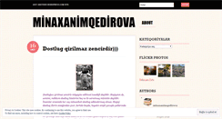 Desktop Screenshot of minaxanimqedirova.wordpress.com