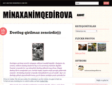 Tablet Screenshot of minaxanimqedirova.wordpress.com