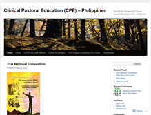 Tablet Screenshot of cpephils.wordpress.com