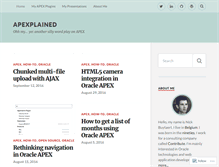 Tablet Screenshot of apexplained.wordpress.com