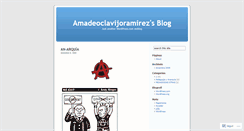 Desktop Screenshot of amadeoclavijoramirez.wordpress.com