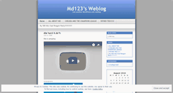 Desktop Screenshot of md123.wordpress.com