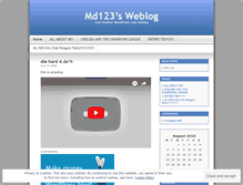 Tablet Screenshot of md123.wordpress.com