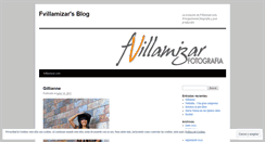 Desktop Screenshot of fvillamizar.wordpress.com