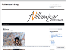 Tablet Screenshot of fvillamizar.wordpress.com