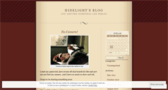 Desktop Screenshot of hidelight.wordpress.com