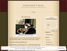 Tablet Screenshot of hidelight.wordpress.com