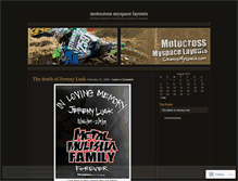 Tablet Screenshot of motocrossmyspacelayouts.wordpress.com