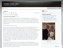 Tablet Screenshot of adollarastep.wordpress.com