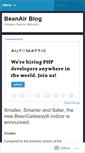 Mobile Screenshot of beanairblog.wordpress.com