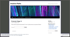Desktop Screenshot of intuitivepaths.wordpress.com