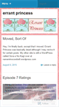 Mobile Screenshot of errantprincess.wordpress.com