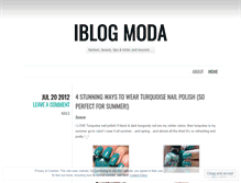 Tablet Screenshot of iblogmoda.wordpress.com