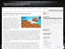 Tablet Screenshot of biblicalpatterns.wordpress.com