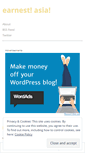 Mobile Screenshot of earnestasia.wordpress.com