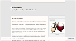 Desktop Screenshot of donmetcalf.wordpress.com