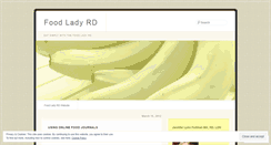 Desktop Screenshot of foodladyrd.wordpress.com