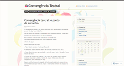 Desktop Screenshot of convergenciateatral.wordpress.com