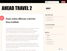 Tablet Screenshot of aheadtravel2.wordpress.com