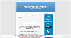 Desktop Screenshot of pettiskirtplace.wordpress.com
