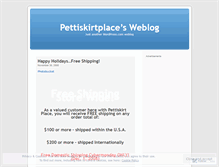 Tablet Screenshot of pettiskirtplace.wordpress.com
