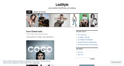 Desktop Screenshot of lezstyle.wordpress.com
