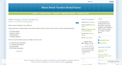 Desktop Screenshot of miamirentalscams.wordpress.com