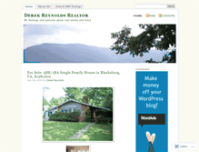 Tablet Screenshot of derekmreynolds.wordpress.com