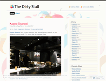 Tablet Screenshot of dirtystall.wordpress.com