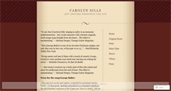 Desktop Screenshot of carolynsills.wordpress.com