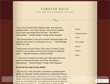 Tablet Screenshot of carolynsills.wordpress.com