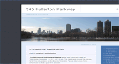 Desktop Screenshot of 345fullerton.wordpress.com