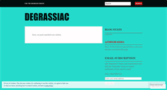 Desktop Screenshot of degrassiac.wordpress.com