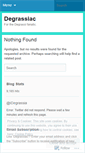 Mobile Screenshot of degrassiac.wordpress.com