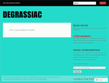 Tablet Screenshot of degrassiac.wordpress.com