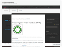 Tablet Screenshot of logginhere.wordpress.com