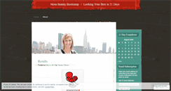 Desktop Screenshot of mombeautybootcamp.wordpress.com