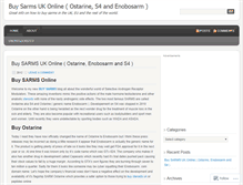Tablet Screenshot of buysarms.wordpress.com