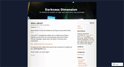 Desktop Screenshot of darknessdimension.wordpress.com