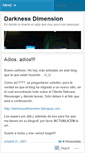 Mobile Screenshot of darknessdimension.wordpress.com
