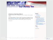 Tablet Screenshot of ourmoneytoo.wordpress.com