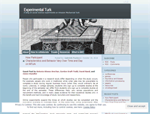 Tablet Screenshot of experimentalturk.wordpress.com
