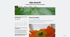 Desktop Screenshot of aliasannajm.wordpress.com