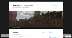 Desktop Screenshot of learningslovak.wordpress.com