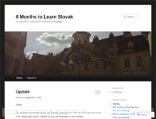 Tablet Screenshot of learningslovak.wordpress.com