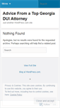 Mobile Screenshot of georgiaduilawfirm.wordpress.com