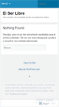Mobile Screenshot of elserlibre.wordpress.com