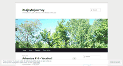 Desktop Screenshot of itsajoyfuljourney.wordpress.com