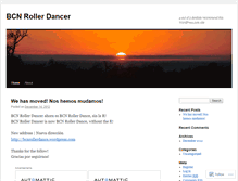 Tablet Screenshot of bcnrollerdancer.wordpress.com