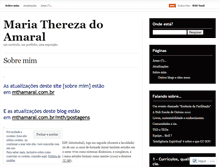 Tablet Screenshot of mariatherezaamaral.wordpress.com